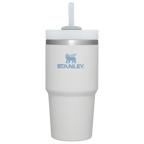 Splash-Resistant FlowState The Quencher H2.0 Flowstate Tumbler | Stanley Create D330L - Double-Wall Vacuum Insulated Travel Tumbler with Straw - Fog
