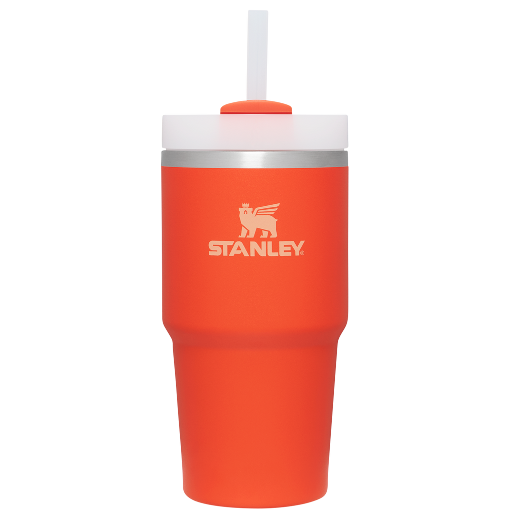 Splash-Resistant FlowState The Quencher H2.0 Flowstate Tumbler | Stanley Create D330L - Double-Wall Vacuum Insulated Travel Tumbler with Straw Detail