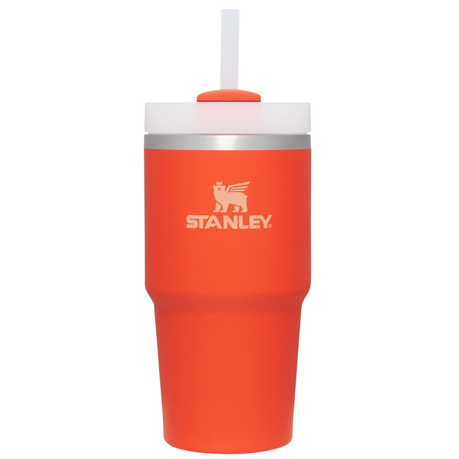 Splash-Resistant FlowState The Quencher H2.0 Flowstate Tumbler | Stanley Create D330L - Double-Wall Vacuum Insulated Travel Tumbler with Straw Detail