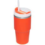 Splash-Resistant FlowState The Quencher H2.0 Flowstate Tumbler | Stanley Create D330L - Double-Wall Vacuum Insulated Travel Tumbler with Straw Detail