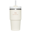 Insulated Travel The Quencher H2.0 Flowstate Tumbler D030T - Double-Wall Vacuum Insulated Travel Tumbler with Straw - Cream