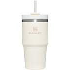 Insulated Travel The Quencher H2.0 Flowstate Tumbler D030T - Double-Wall Vacuum Insulated Travel Tumbler with Straw - Cream