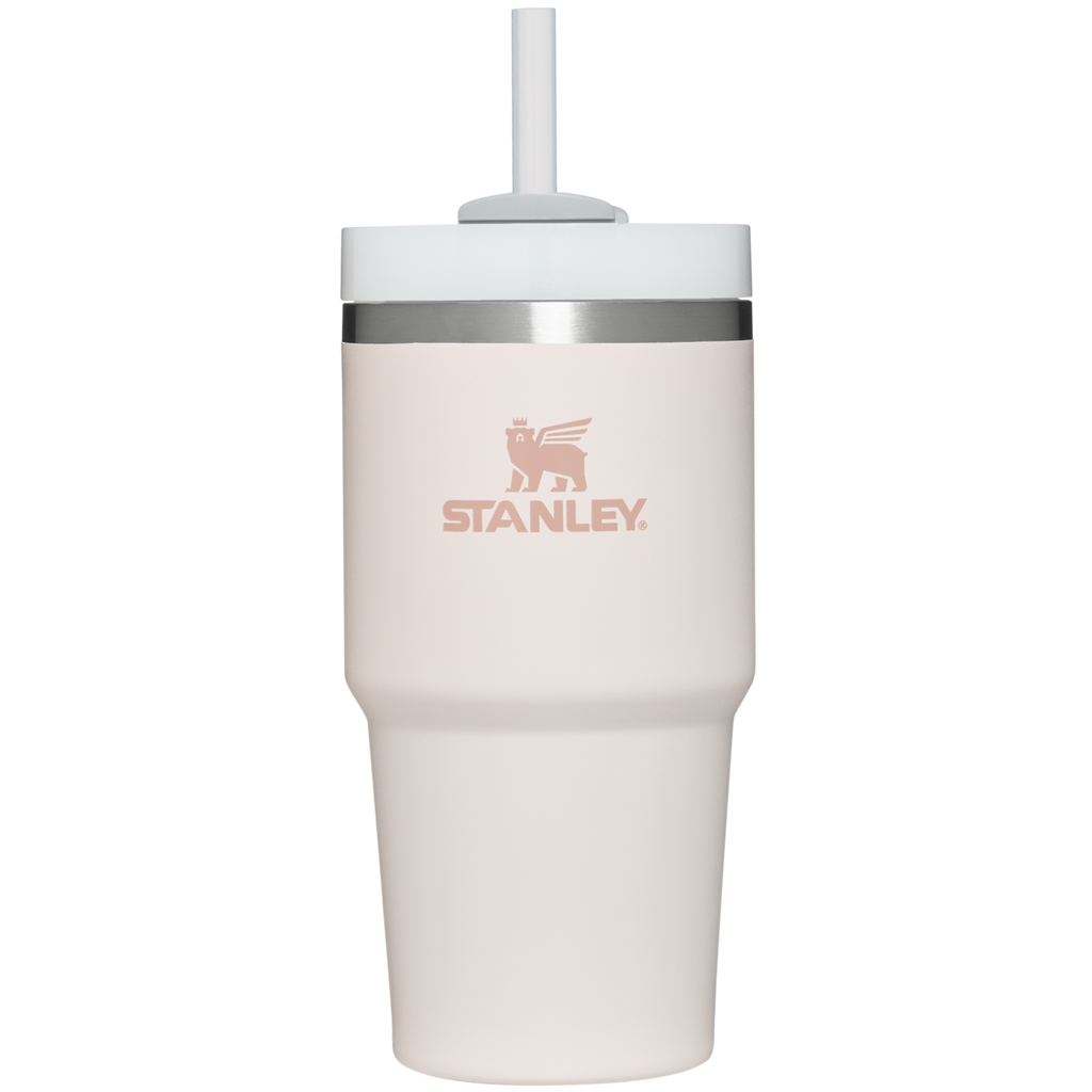 Splash-Resistant FlowState The Quencher H2.0 Flowstate Tumbler | Stanley Create D330L - Double-Wall Vacuum Insulated Travel Tumbler with Straw Detail