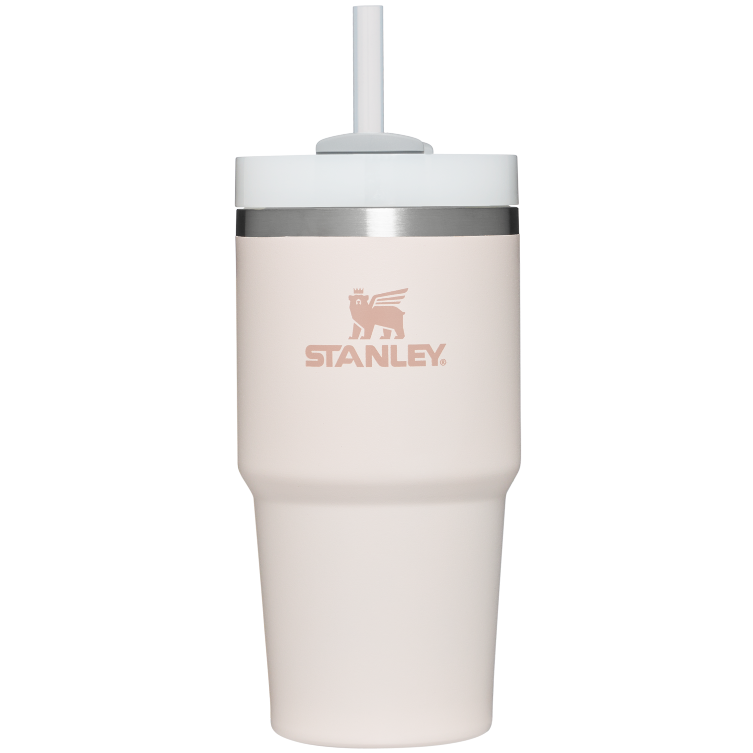 Splash-Resistant FlowState The Quencher H2.0 Flowstate Tumbler | Stanley Create D330L - Double-Wall Vacuum Insulated Travel Tumbler with Straw Detail