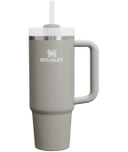 Splash-Resistant FlowState The Quencher H2.0 Flowstate Tumbler | Stanley Create D331C - Premium Stainless Steel Straw Cup for All-Day Hydration - Ash