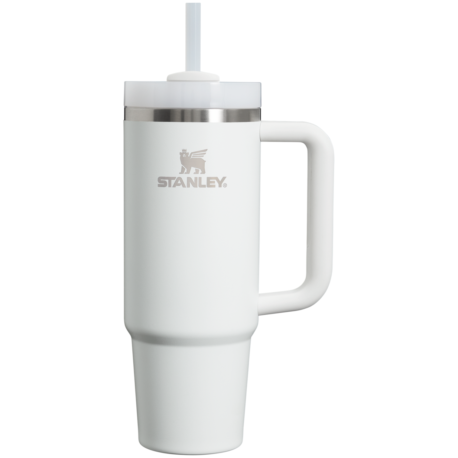Car-Cup Friendly The Quencher H2.0 Flowstate Tumbler D051L - Premium Stainless Steel Straw Cup for All-Day Hydration - Frost
