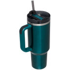 Car-Cup Friendly The Quencher H2.0 Flowstate Tumbler D050X - Double-Wall Vacuum Insulated Travel Tumbler with Straw Detail