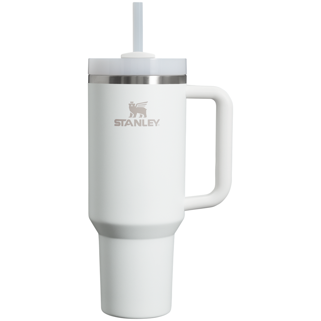 Car-Cup Friendly The Quencher H2.0 Flowstate Tumbler D050X - Double-Wall Vacuum Insulated Travel Tumbler with Straw - Frost