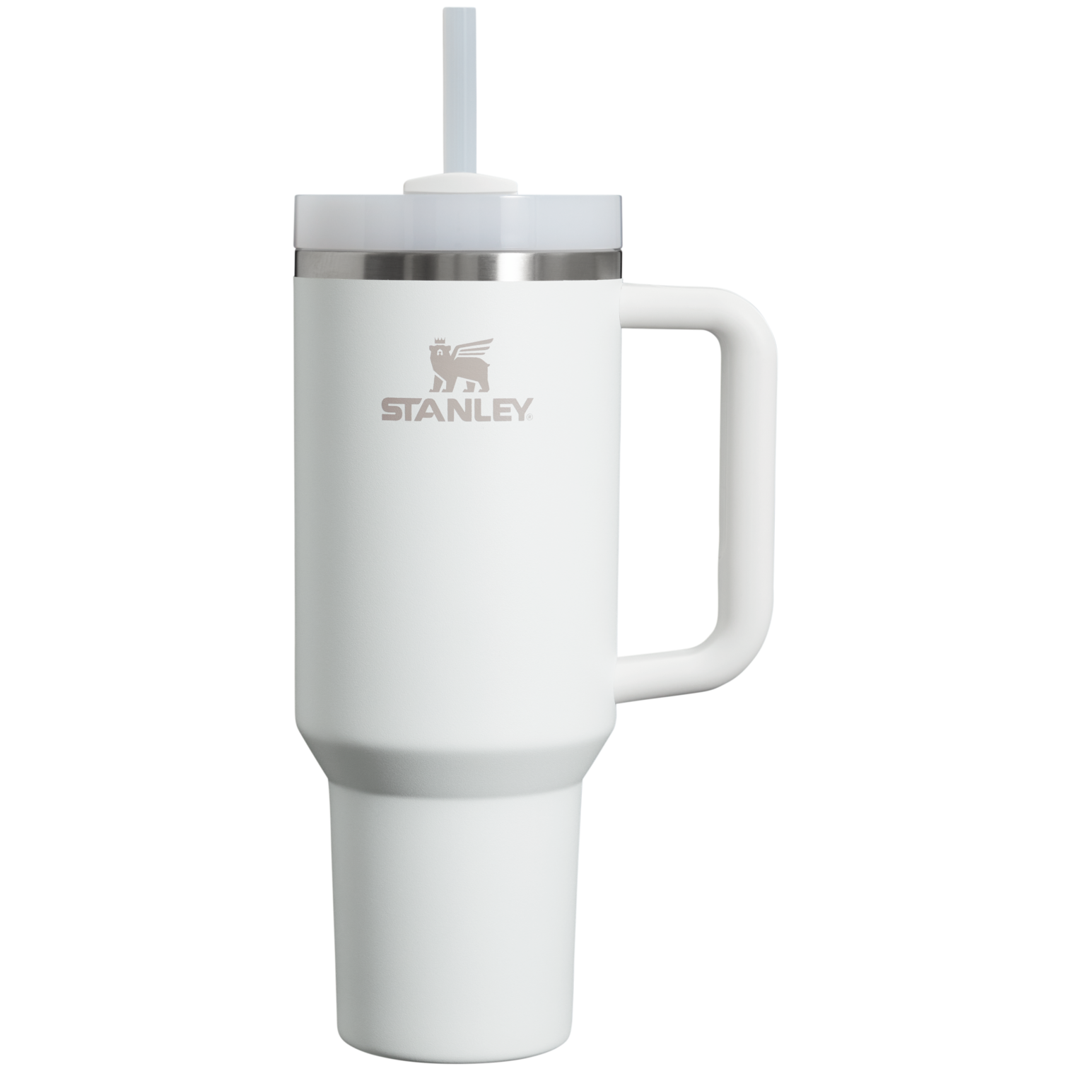 Car-Cup Friendly The Quencher H2.0 Flowstate Tumbler D050X - Double-Wall Vacuum Insulated Travel Tumbler with Straw - Frost
