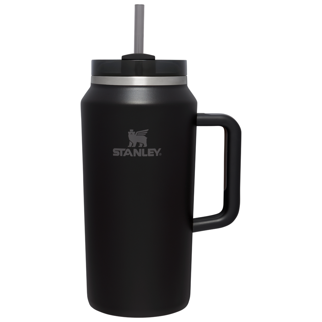 Double-Wall Vacuum The Quencher H2.0 Flowstate Tumbler D033Q - Premium Stainless Steel Straw Cup for All-Day Hydration - Black