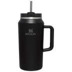 Double-Wall Vacuum The Quencher H2.0 Flowstate Tumbler D033Q - Premium Stainless Steel Straw Cup for All-Day Hydration - Black