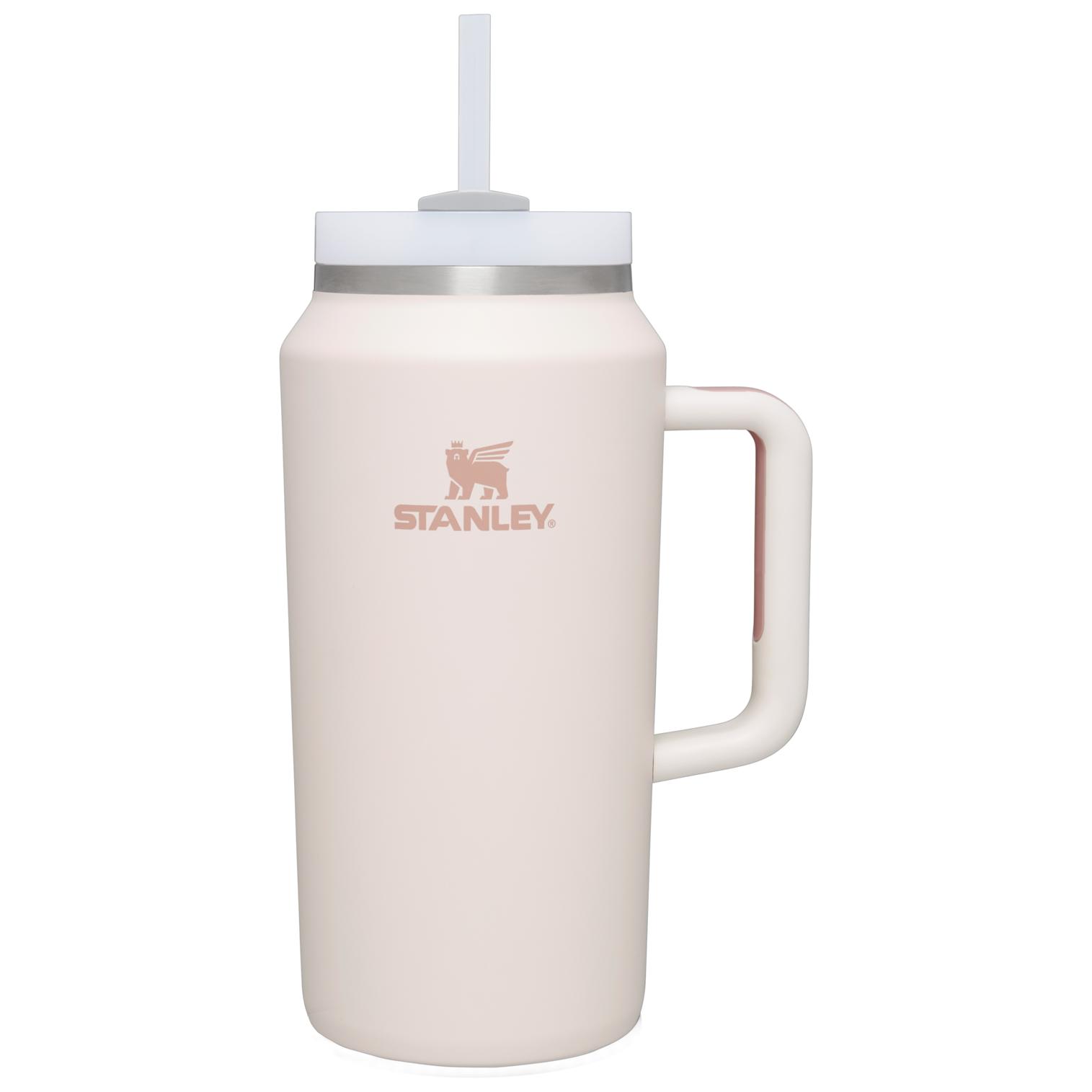 Double-Wall Vacuum The Quencher H2.0 Flowstate Tumbler D033Q - Premium Stainless Steel Straw Cup for All-Day Hydration - Rose Quartz
