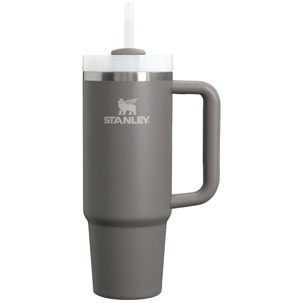 Car-Cup Friendly The Quencher H2.0 Flowstate Tumbler D051L - Premium Stainless Steel Straw Cup for All-Day Hydration - Stone