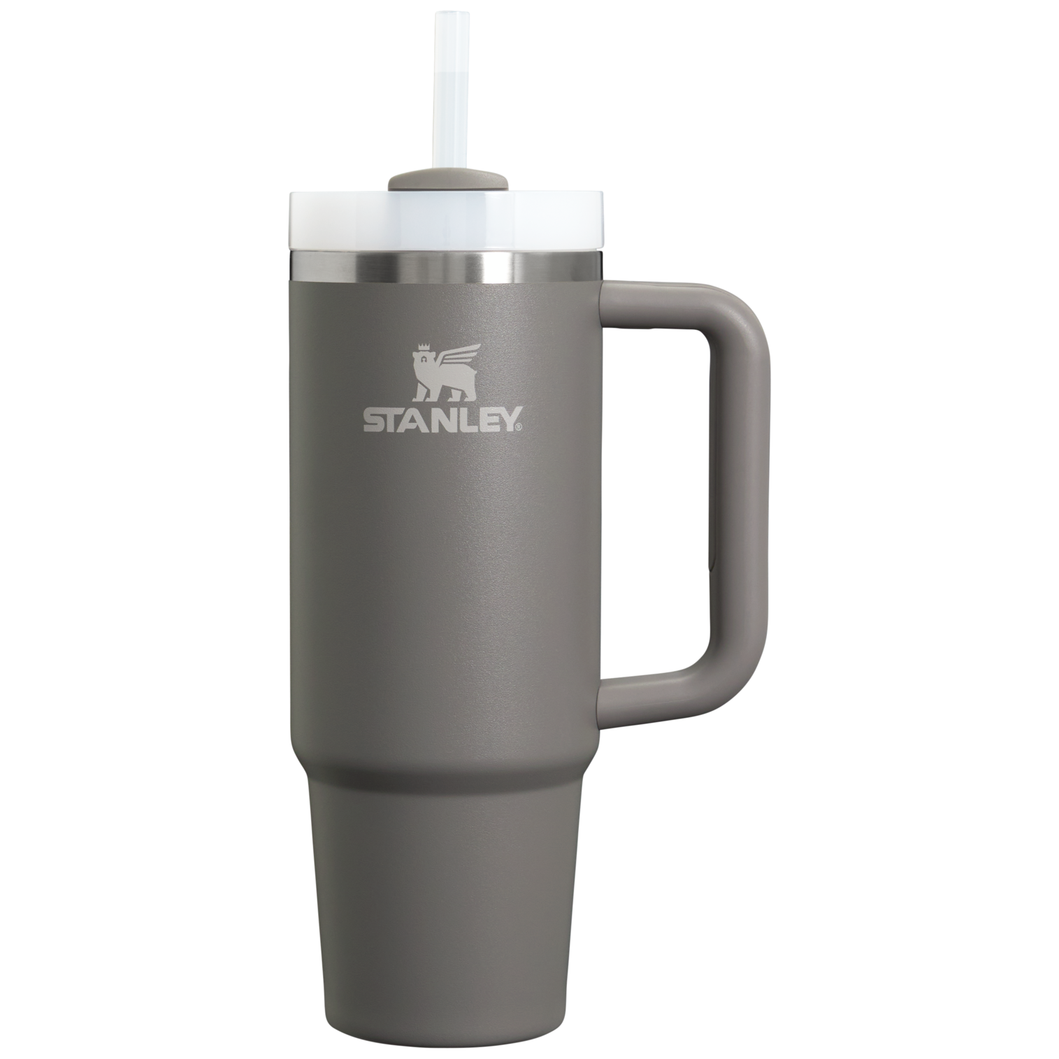 Car-Cup Friendly The Quencher H2.0 Flowstate Tumbler D051L - Premium Stainless Steel Straw Cup for All-Day Hydration - Stone