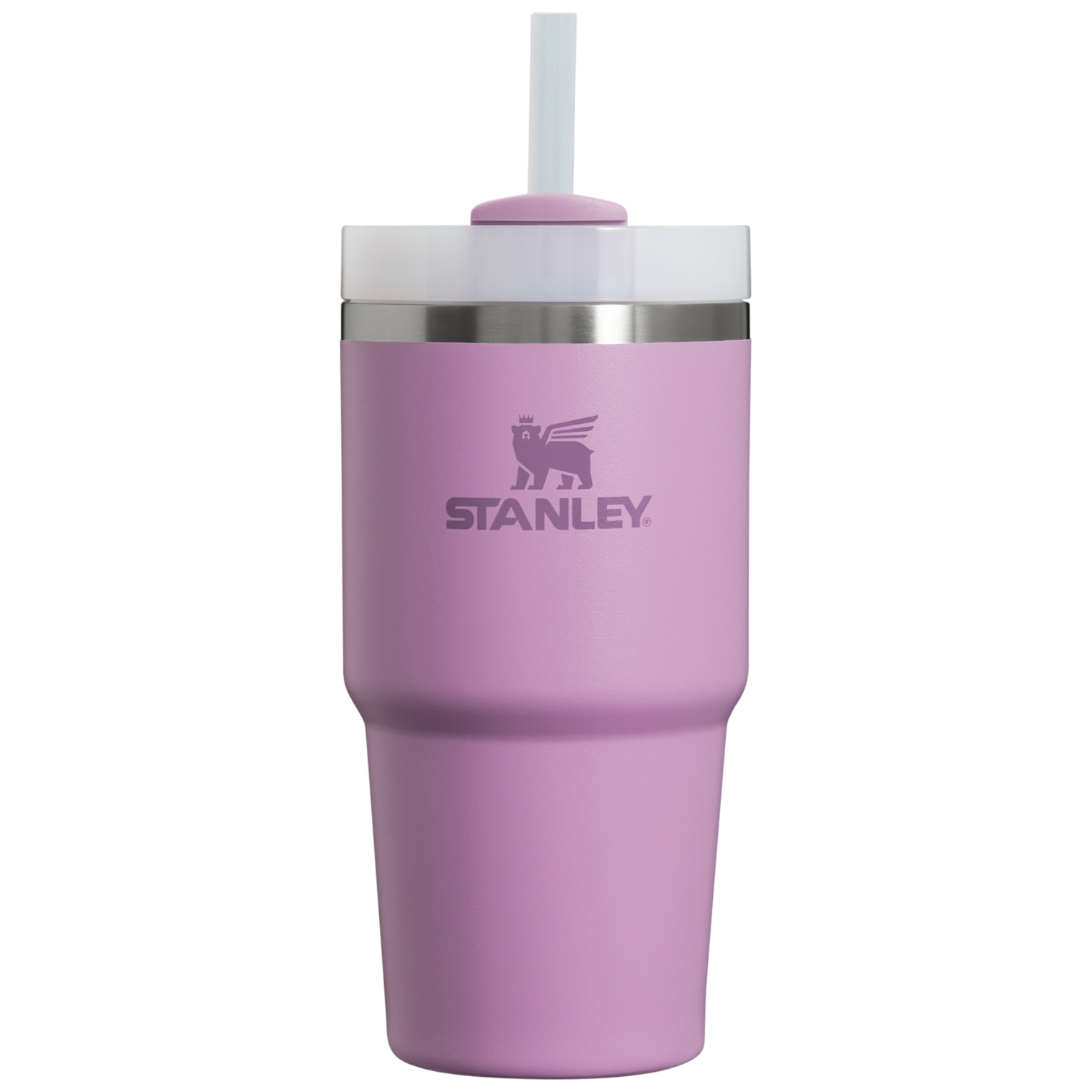 Splash-Resistant FlowState The Quencher H2.0 Flowstate Tumbler | Stanley Create D330L - Double-Wall Vacuum Insulated Travel Tumbler with Straw Detail