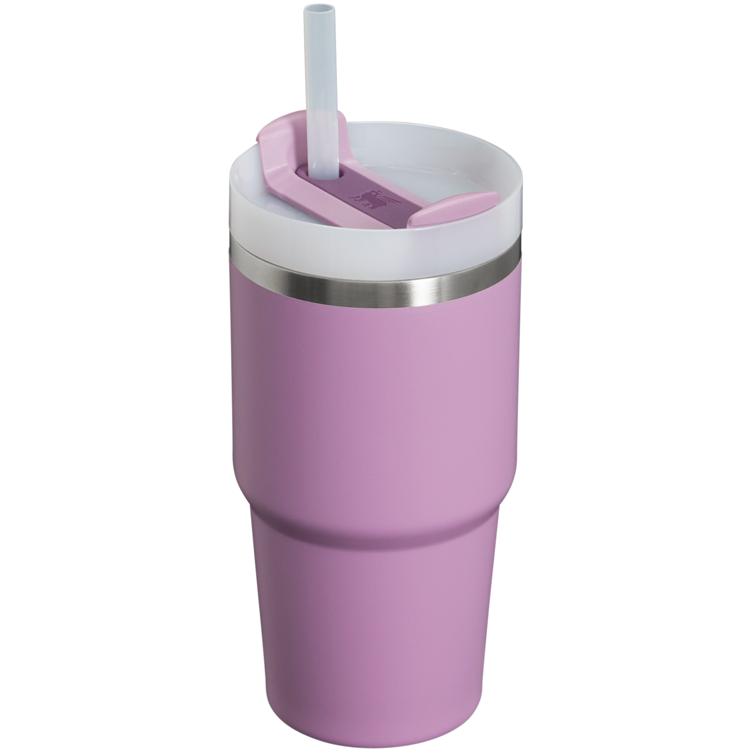 Splash-Resistant FlowState The Quencher H2.0 Flowstate Tumbler | Stanley Create D330L - Double-Wall Vacuum Insulated Travel Tumbler with Straw Detail