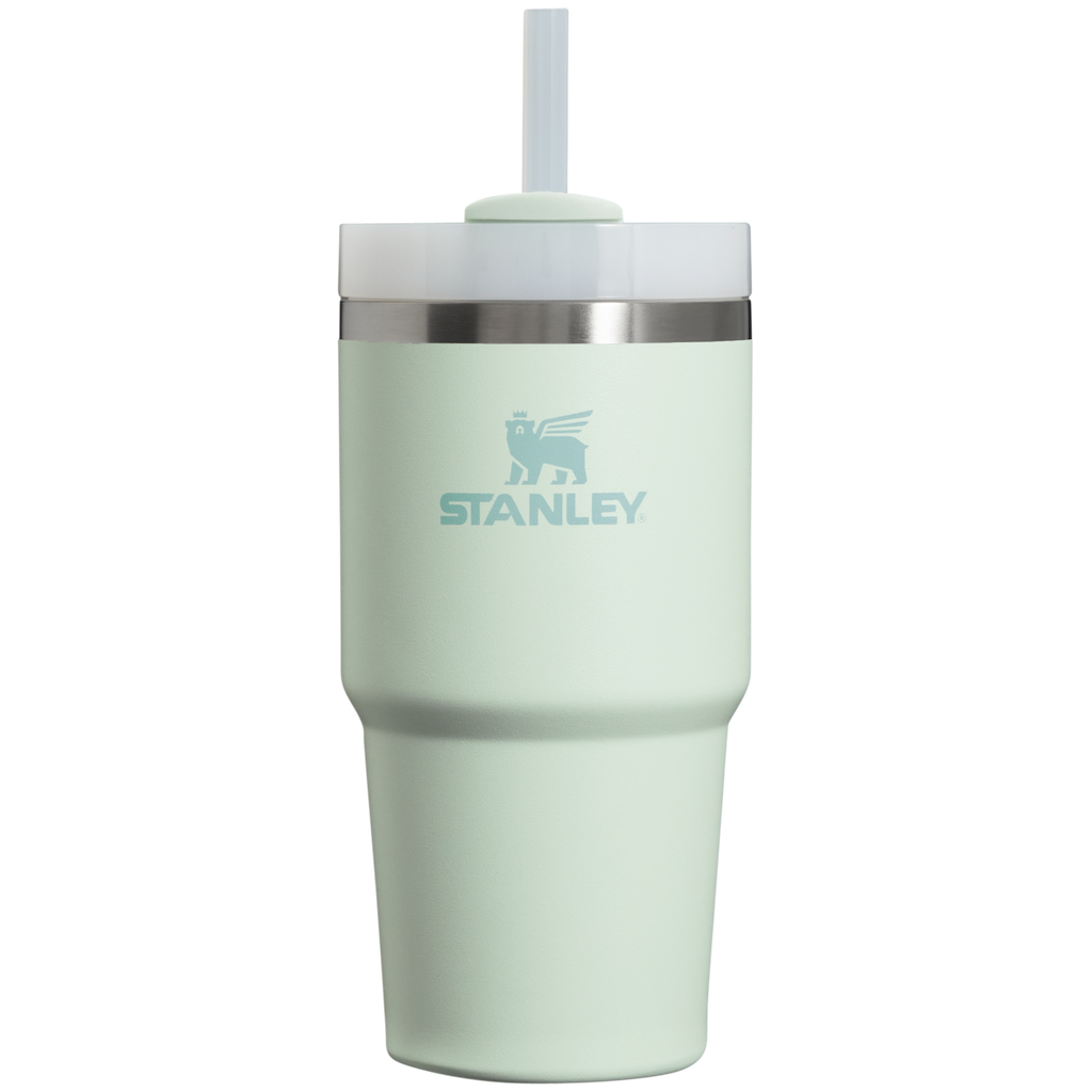 Splash-Resistant FlowState The Quencher H2.0 Flowstate Tumbler | Stanley Create D330L - Double-Wall Vacuum Insulated Travel Tumbler with Straw Detail