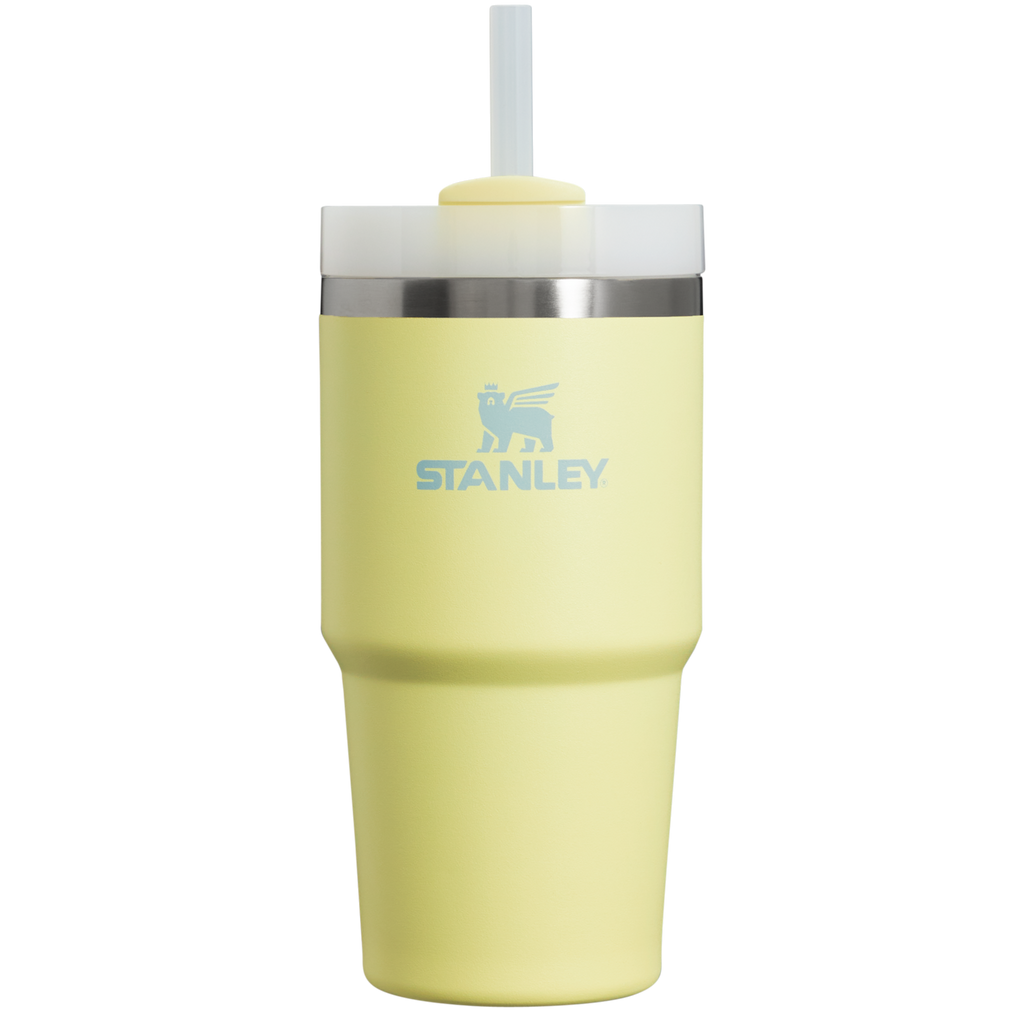 Splash-Resistant FlowState The Quencher H2.0 Flowstate Tumbler | Stanley Create D330L - Double-Wall Vacuum Insulated Travel Tumbler with Straw Detail