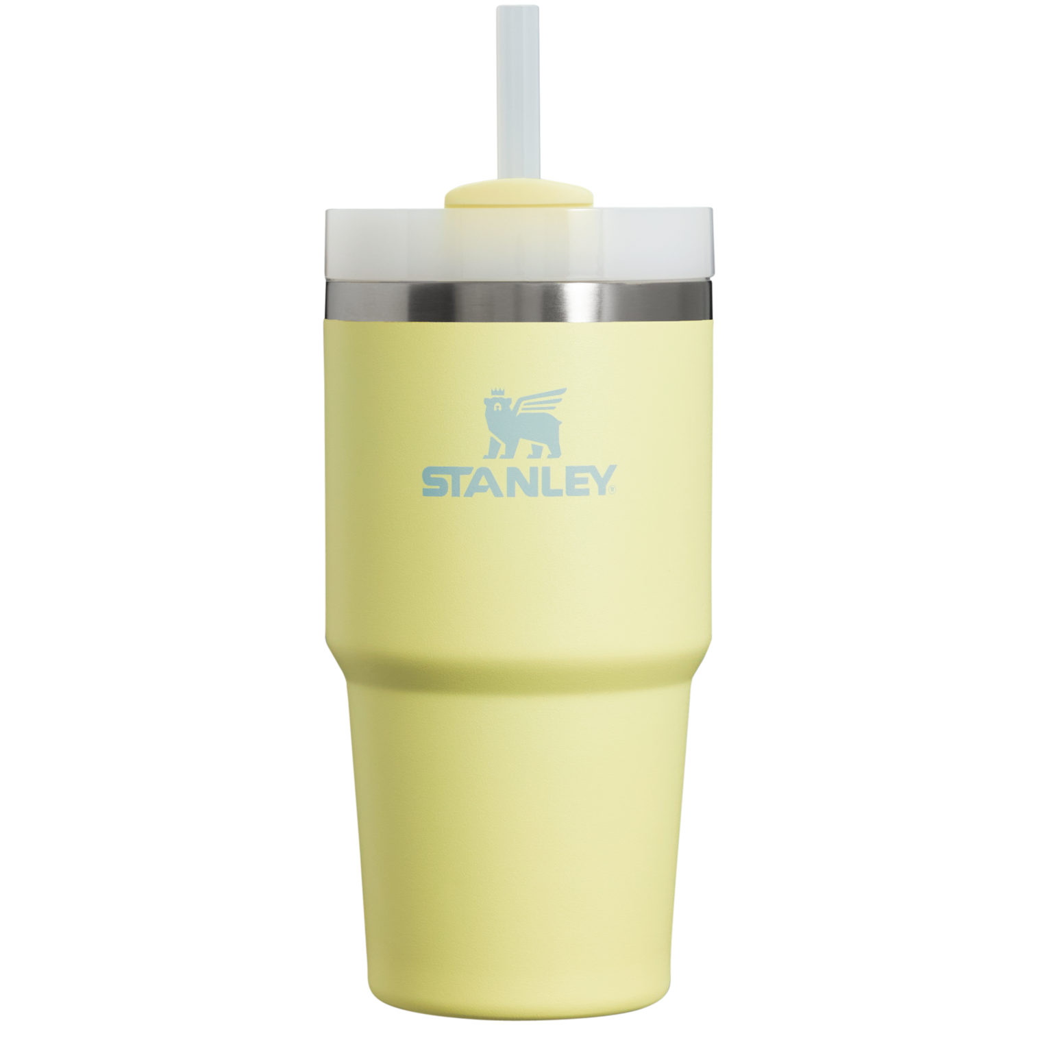 Splash-Resistant FlowState The Quencher H2.0 Flowstate Tumbler | Stanley Create D330L - Double-Wall Vacuum Insulated Travel Tumbler with Straw Detail