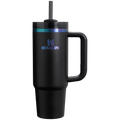 Splash-Resistant FlowState The Black Chroma Quencher H2.0 Flowstate Tumbler D107W - Double-Wall Vacuum Insulated Travel Tumbler with Straw - Default Title