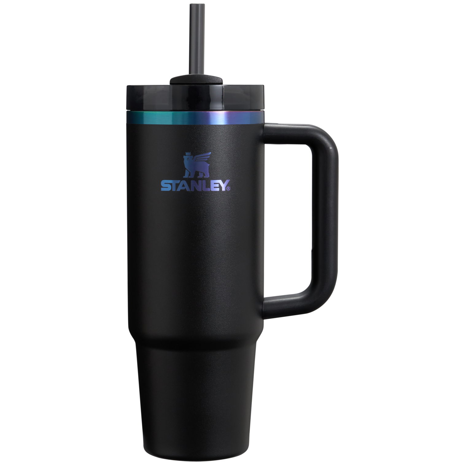 Splash-Resistant FlowState The Black Chroma Quencher H2.0 Flowstate Tumbler D107W - Double-Wall Vacuum Insulated Travel Tumbler with Straw - Default Title