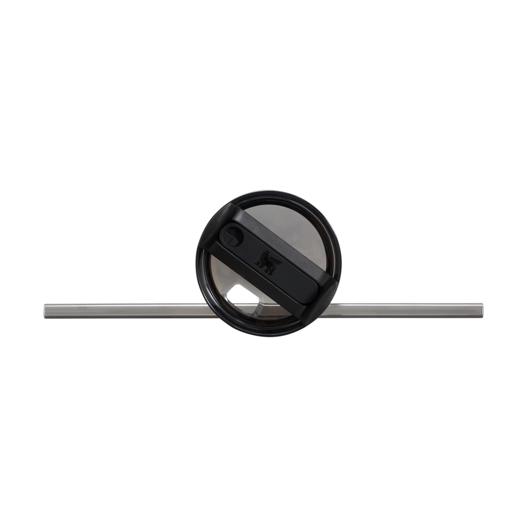 Splash-Resistant FlowState The Black Chroma Quencher H2.0 Flowstate Tumbler D107W - Double-Wall Vacuum Insulated Travel Tumbler with Straw Detail
