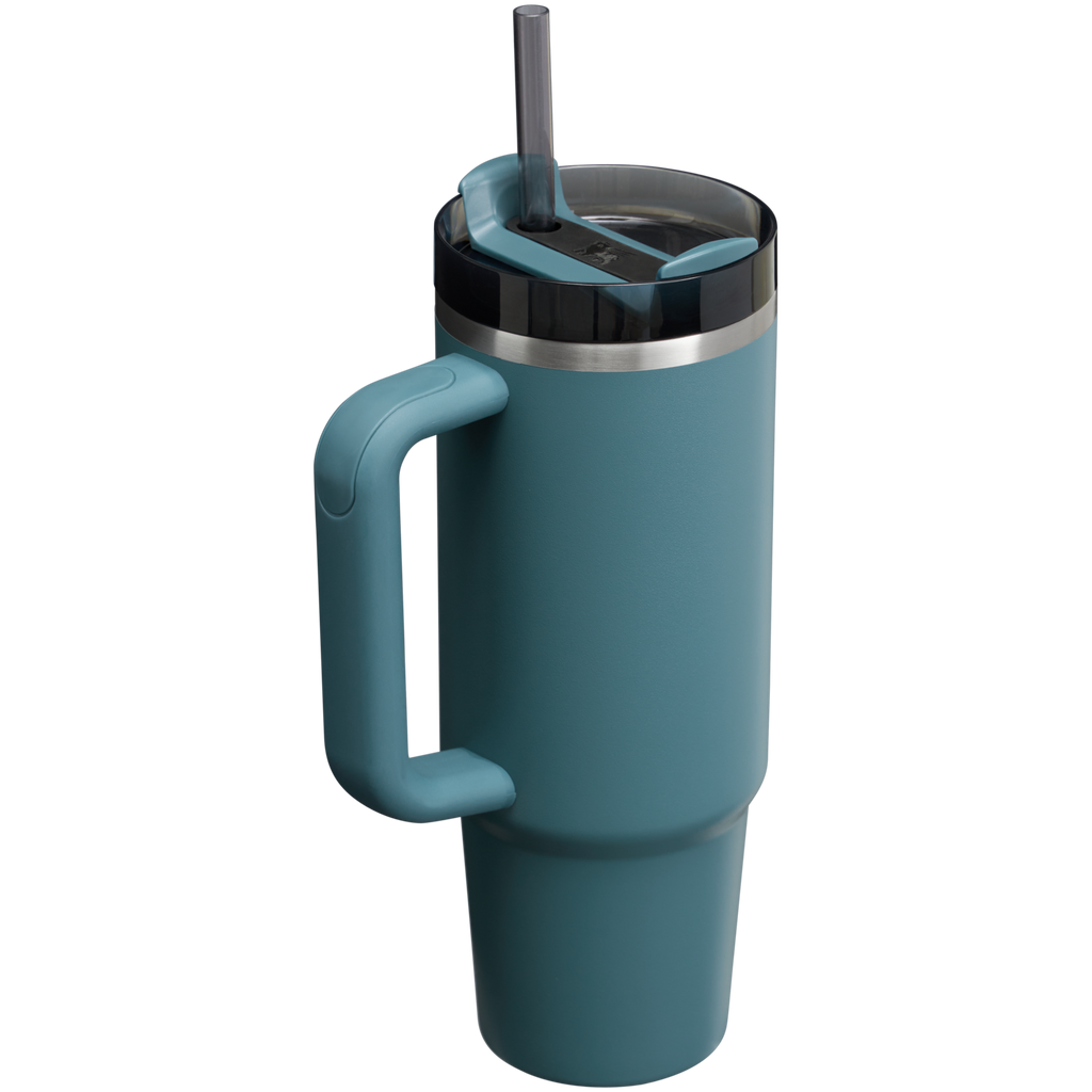 Splash-Resistant FlowState The Quencher H2.0 Flowstate Tumbler | Stanley Create D331C - Premium Stainless Steel Straw Cup for All-Day Hydration Detail