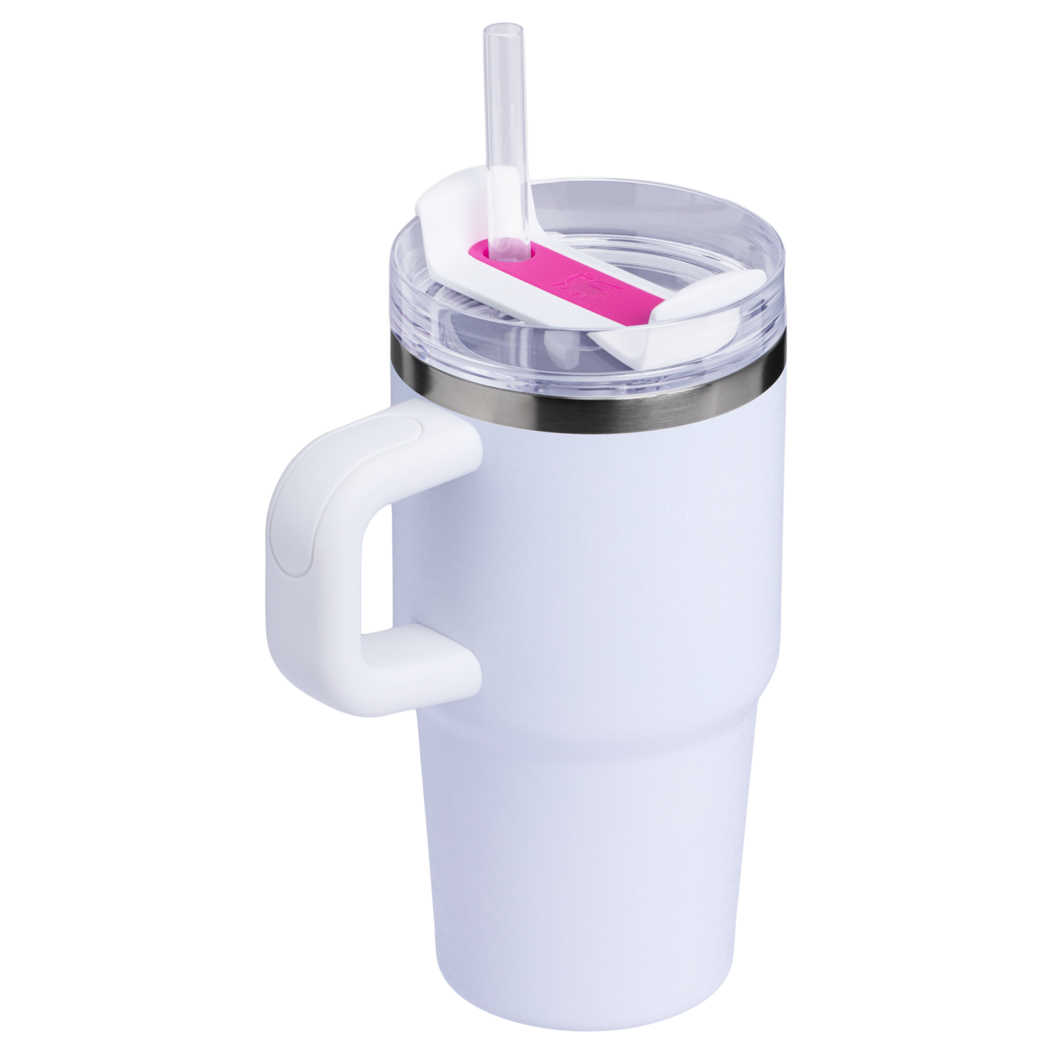 Large Capacity The Quencher H2.O Flowstate Tumbler with Handle | Stanley Create D309N - Double-Wall Vacuum Insulated Travel Tumbler with Straw Detail