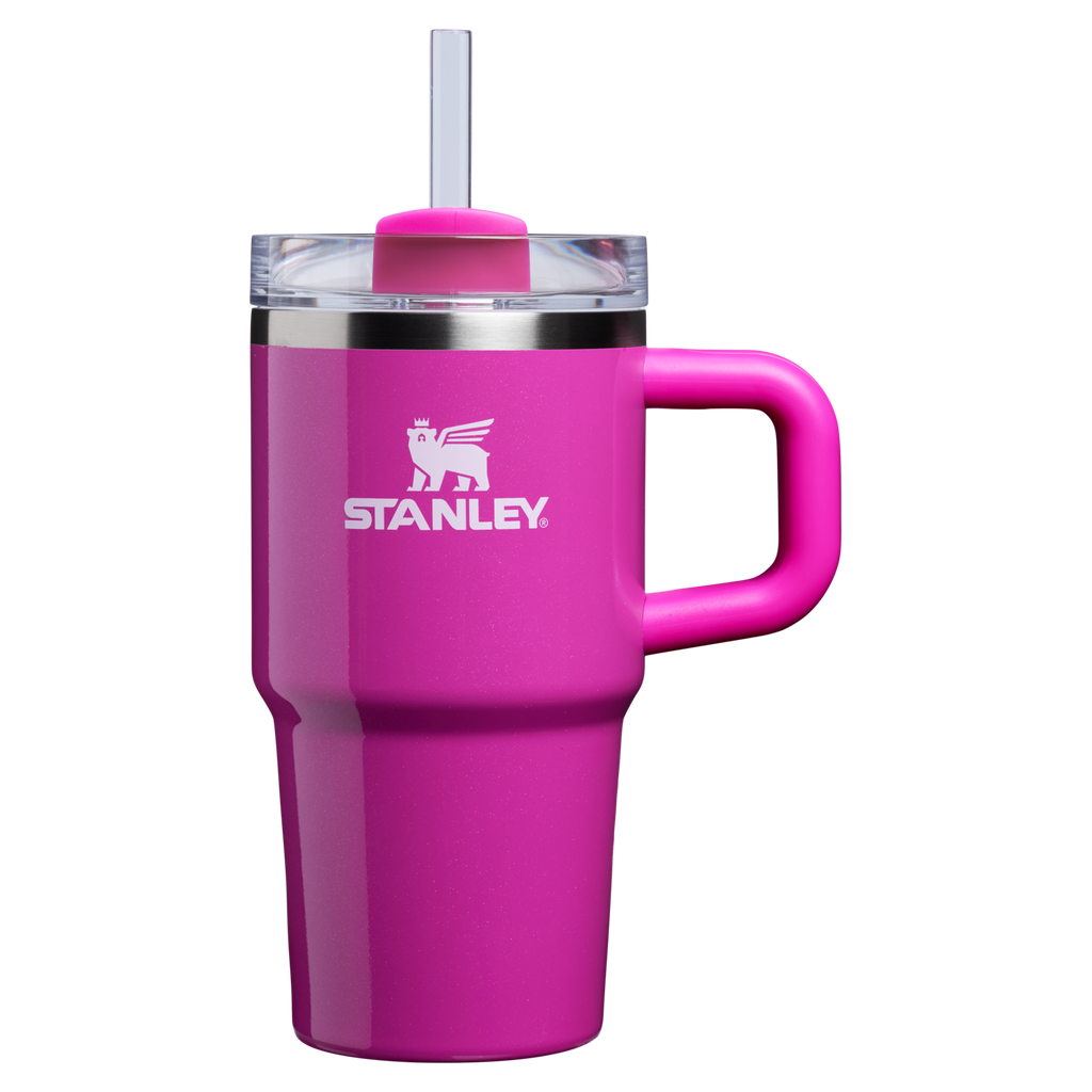Car-Cup Friendly The Quencher H2.O Flowstate Tumbler D069R - Double-Wall Vacuum Insulated Travel Tumbler with Straw Detail