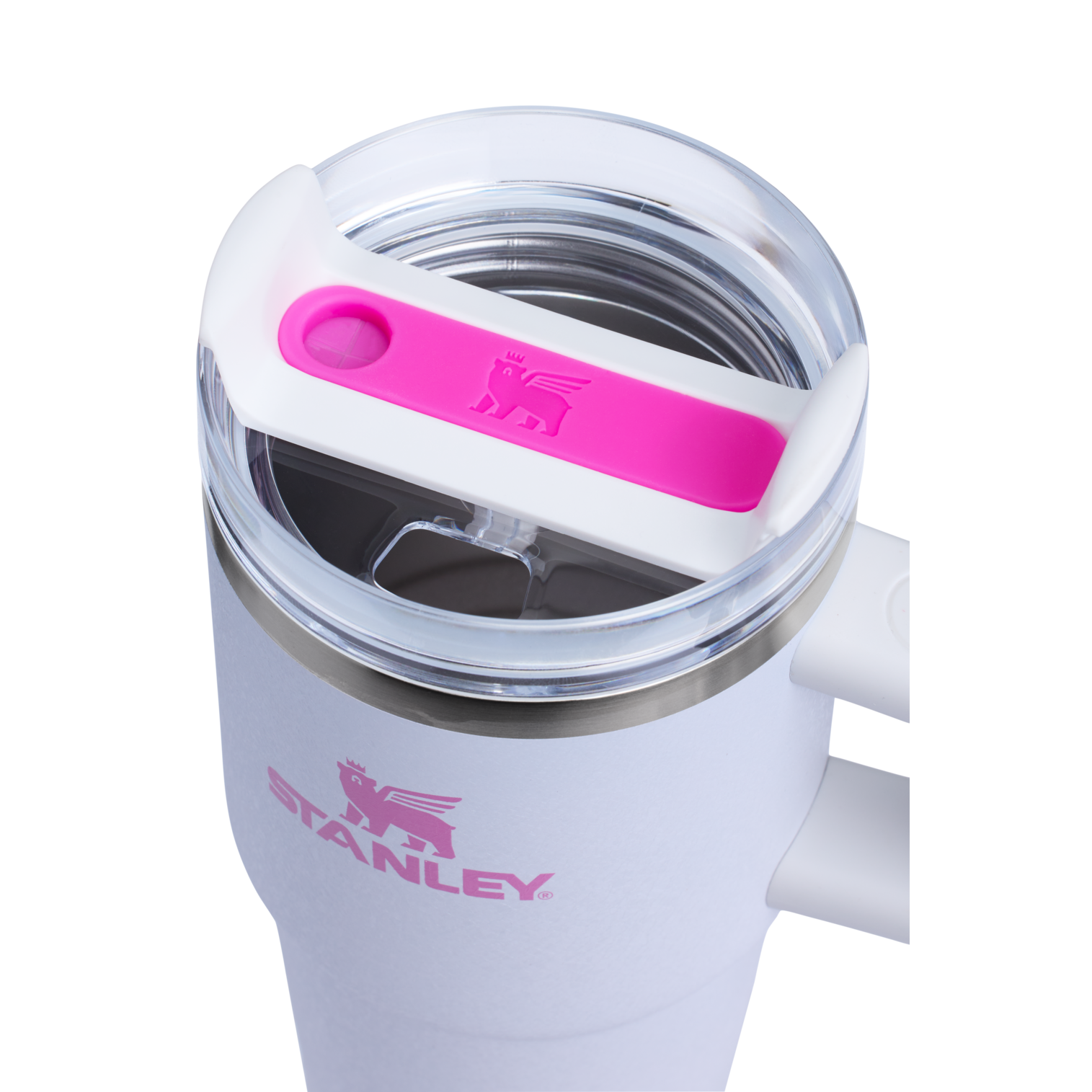 Car-Cup Friendly The Quencher H2.O Flowstate Tumbler D069R - Double-Wall Vacuum Insulated Travel Tumbler with Straw Detail