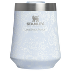 Flavor-Preserving Stanley 1913 x LoveShackFancy Holiday Reserve Wine Tumbler D367F - Elegant Stemless Vacuum Insulated Wine Tumbler - Toscana Toile Alpine Blue
