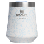 Shatterproof Luxury Stanley 1913 x LoveShackFancy Holiday The Reserve Wine Tumbler Set | 2-pack D205C - Elegant Stemless Vacuum Insulated Wine Tumbler Detail