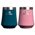 Vacuum Insulated Wine The Reserve Wine Tumbler | 2-pack D175D - Elegant Stemless Vacuum Insulated Wine Tumbler - Ponderosa Gloss/Port Shimmer