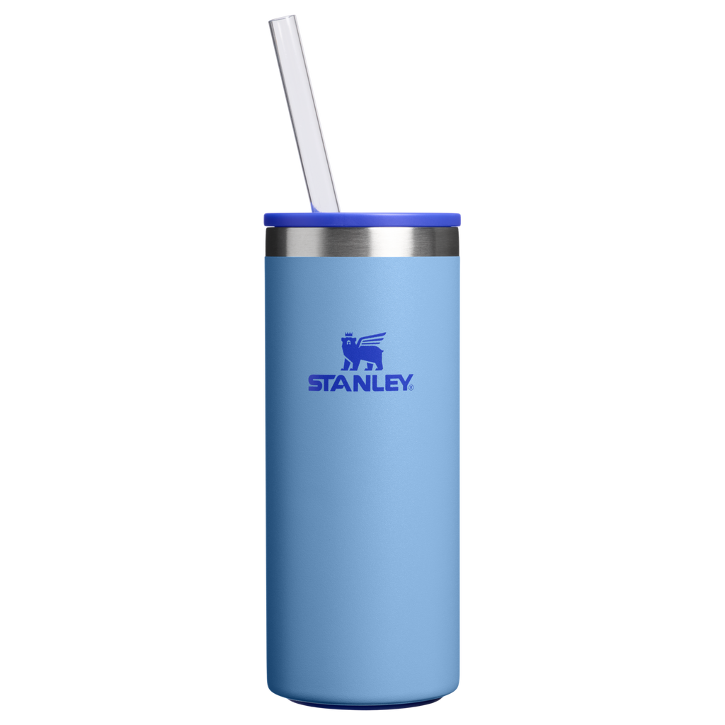 Premium All-Weather The Everyday Slim Can Cooler Cup | Stanley Create D300G - Julienne Series Portable Picnic Chiller Tote - Blue Sky