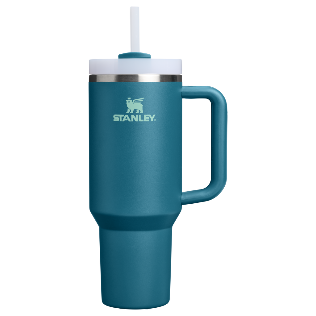 Car-Cup Friendly The Quencher H2.0 Flowstate Tumbler D050X - Double-Wall Vacuum Insulated Travel Tumbler with Straw - Coastal Teal