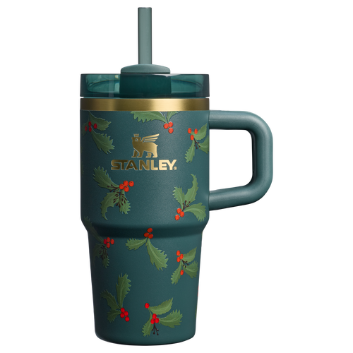 Double-Wall Vacuum The Cheers & Cheer Quencher H2.O Flowstate Tumbler D192J - 40oz Large Capacity Car-Cup Friendly Quencher - Holiday Botanical