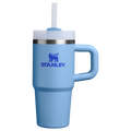 Splash-Resistant FlowState The Quencher H2.O Flowstate Tumbler | Stanley Create D291F - FlowState 3-Position Lid Insulated Travel Mug - Blue Sky