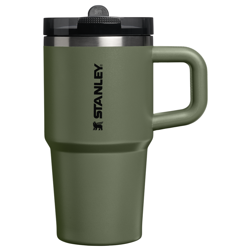 Car-Cup Friendly The Quencher H2.O Flowstate Tumbler D069R - Double-Wall Vacuum Insulated Travel Tumbler with Straw Detail