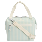 Premium All-Weather The All Day Julienne Mini Cooler D349V - Compact All-Weather Soft-Sided Cooler Backpack - Mist Picnic Stripe