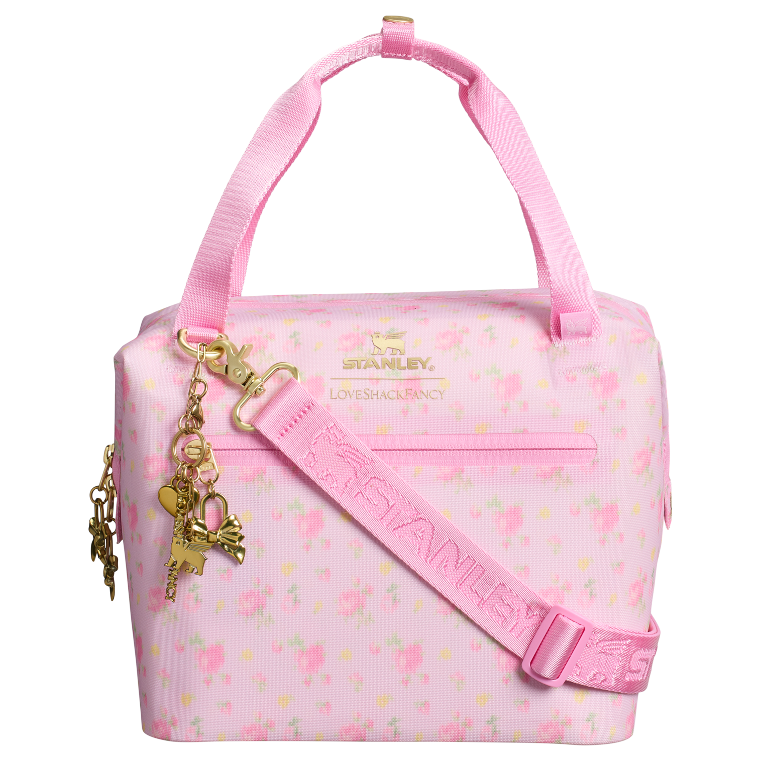 Heavy-Duty Tote Stanley 1913 x LoveShackFancy All Day Julienne Mini Cooler D150B - Julienne Series Portable Picnic Chiller Tote - Ibiza Sunset