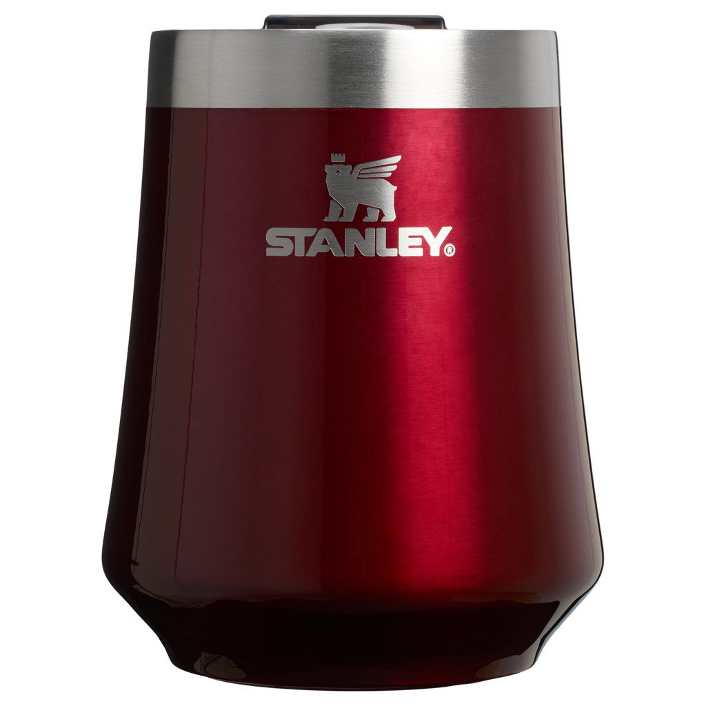 Premium Matte The Reserve Wine Tumbler | Stanley Create D302P - Shatterproof Flavor-Preserving Cocktail Tumbler with Lid - Garnet Shine
