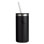 Portable Mini The Everyday Tall Can Cooler Cup D117J - Compact All-Weather Soft-Sided Cooler Backpack - Black 2.0