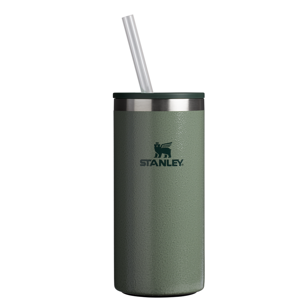 Portable Mini The Everyday Tall Can Cooler Cup D117J - Compact All-Weather Soft-Sided Cooler Backpack - Hammertone Green