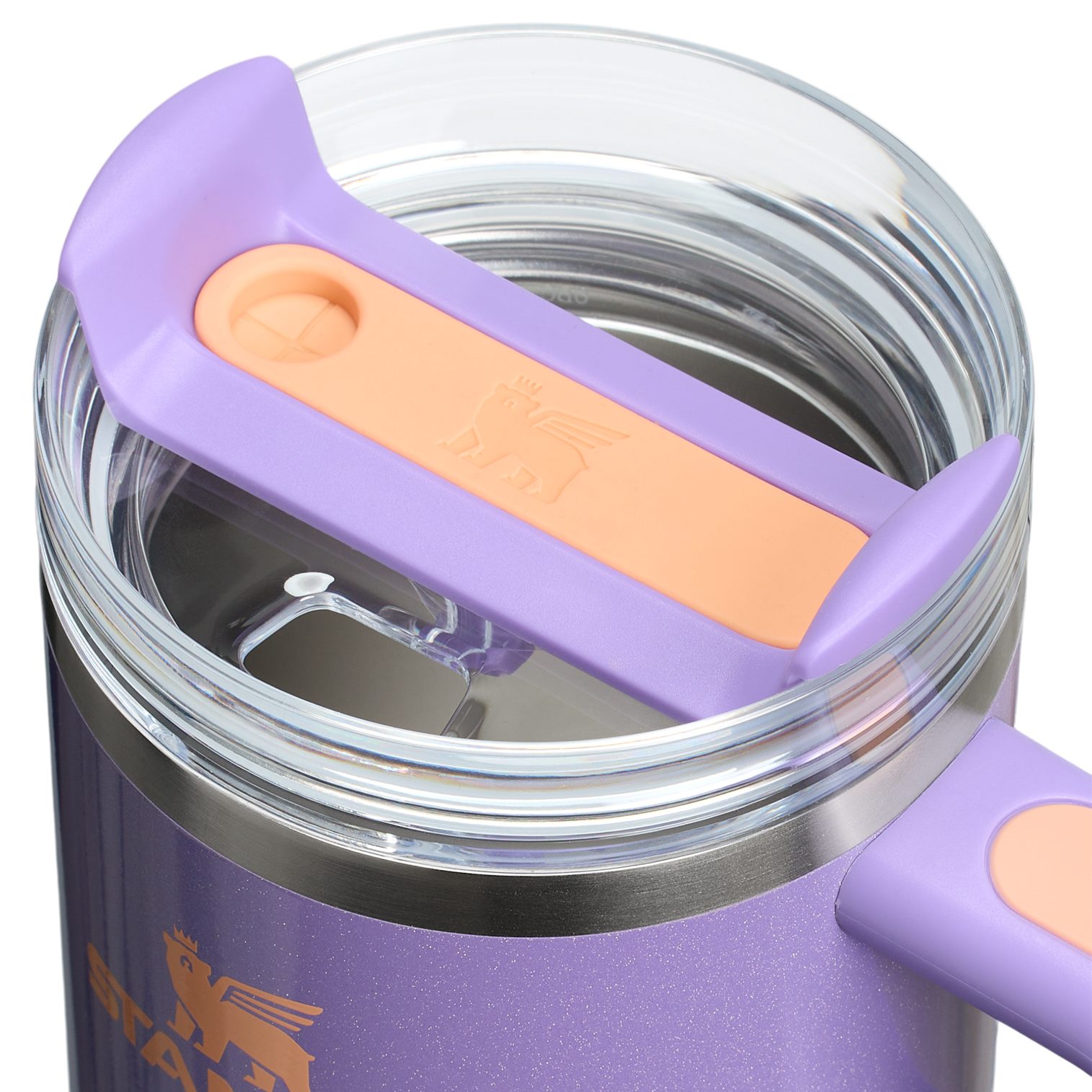 Car-Cup Friendly The Quencher H2.O Flowstate Tumbler D069R - Double-Wall Vacuum Insulated Travel Tumbler with Straw Detail