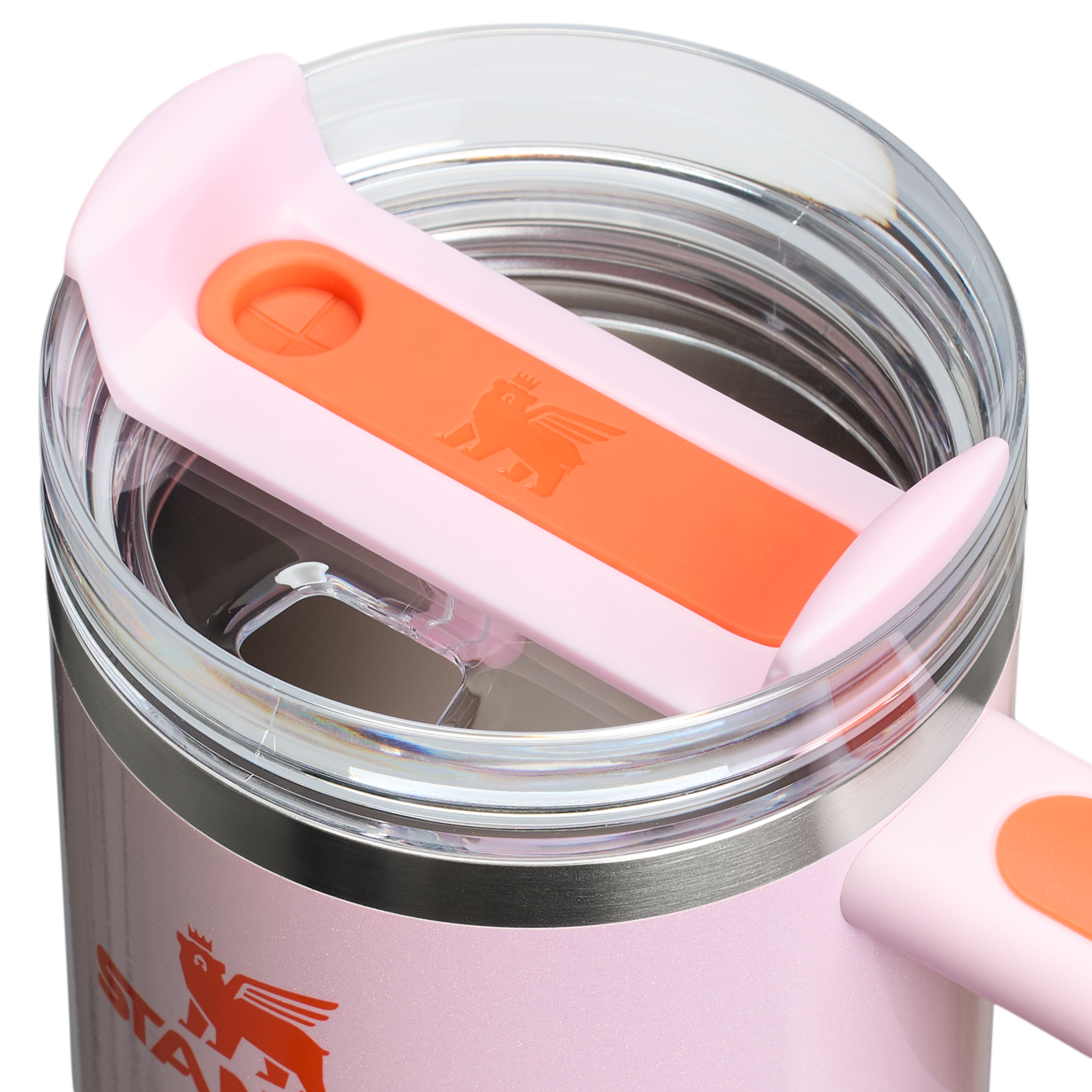 Car-Cup Friendly The Quencher H2.O Flowstate Tumbler D069R - Double-Wall Vacuum Insulated Travel Tumbler with Straw Detail