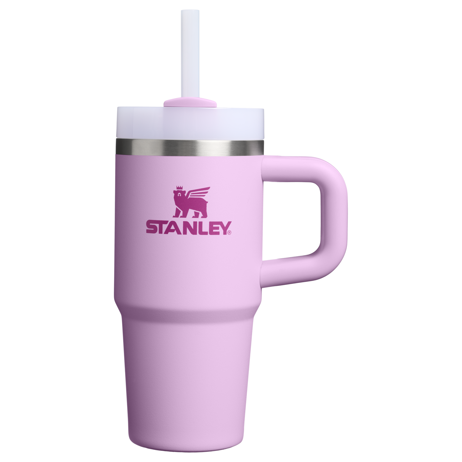 Double-Wall Vacuum The Quencher H2.O Flowstate Tumbler D068Z - Premium Stainless Steel Straw Cup for All-Day Hydration - Soft Orchid