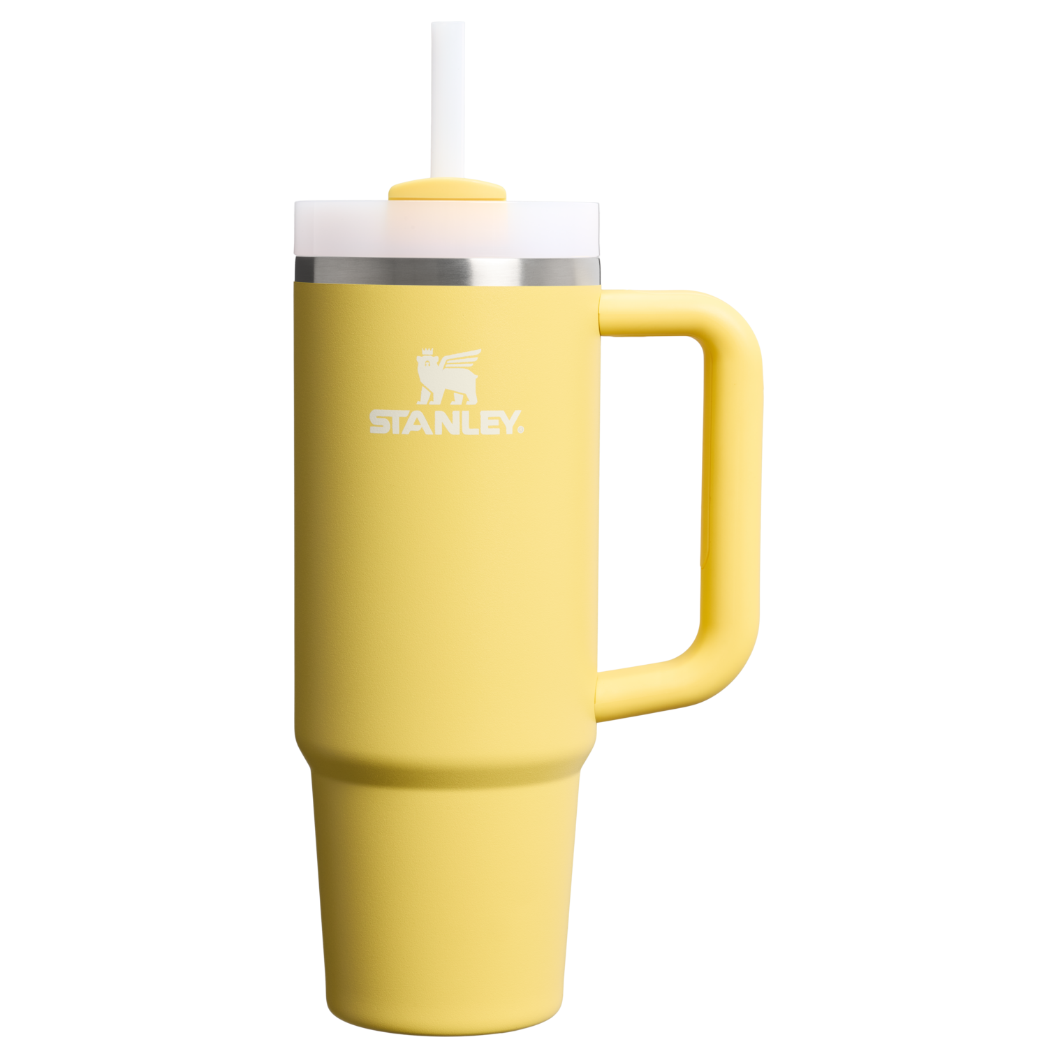 Car-Cup Friendly The Quencher H2.0 Flowstate Tumbler D051L - Premium Stainless Steel Straw Cup for All-Day Hydration - Daffodil