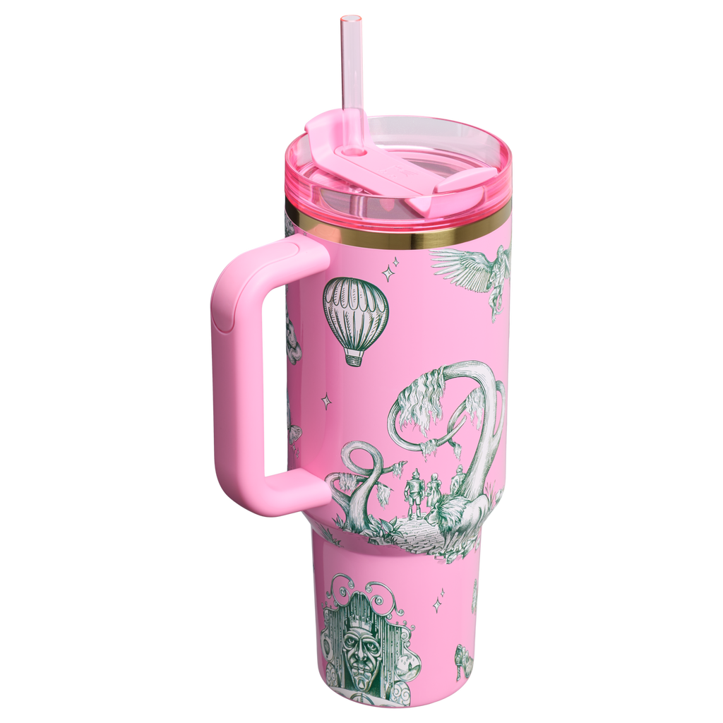 Splash-Resistant FlowState The Wicked for Good Quencher H2.0 Flowstate Tumbler D245R - 40oz Large Capacity Car-Cup Friendly Quencher Detail