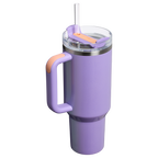 Car-Cup Friendly The Quencher H2.0 Flowstate Tumbler D050X - Double-Wall Vacuum Insulated Travel Tumbler with Straw Detail