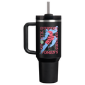 Car-Cup Friendly The Quencher H2.0 Flowstate Tumbler D340Y - Premium Stainless Steel Straw Cup for All-Day Hydration - Tournament Black